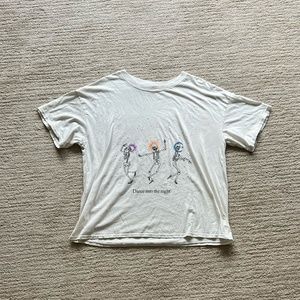 Project social t skeleton dancing t-shirt